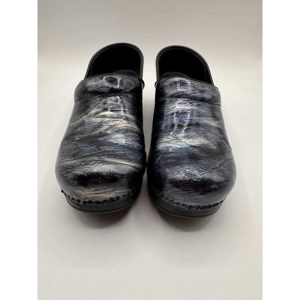 Dansko Clogs Marble‎ Print Comfort Slip On Shoes Women's 37 (6.5)